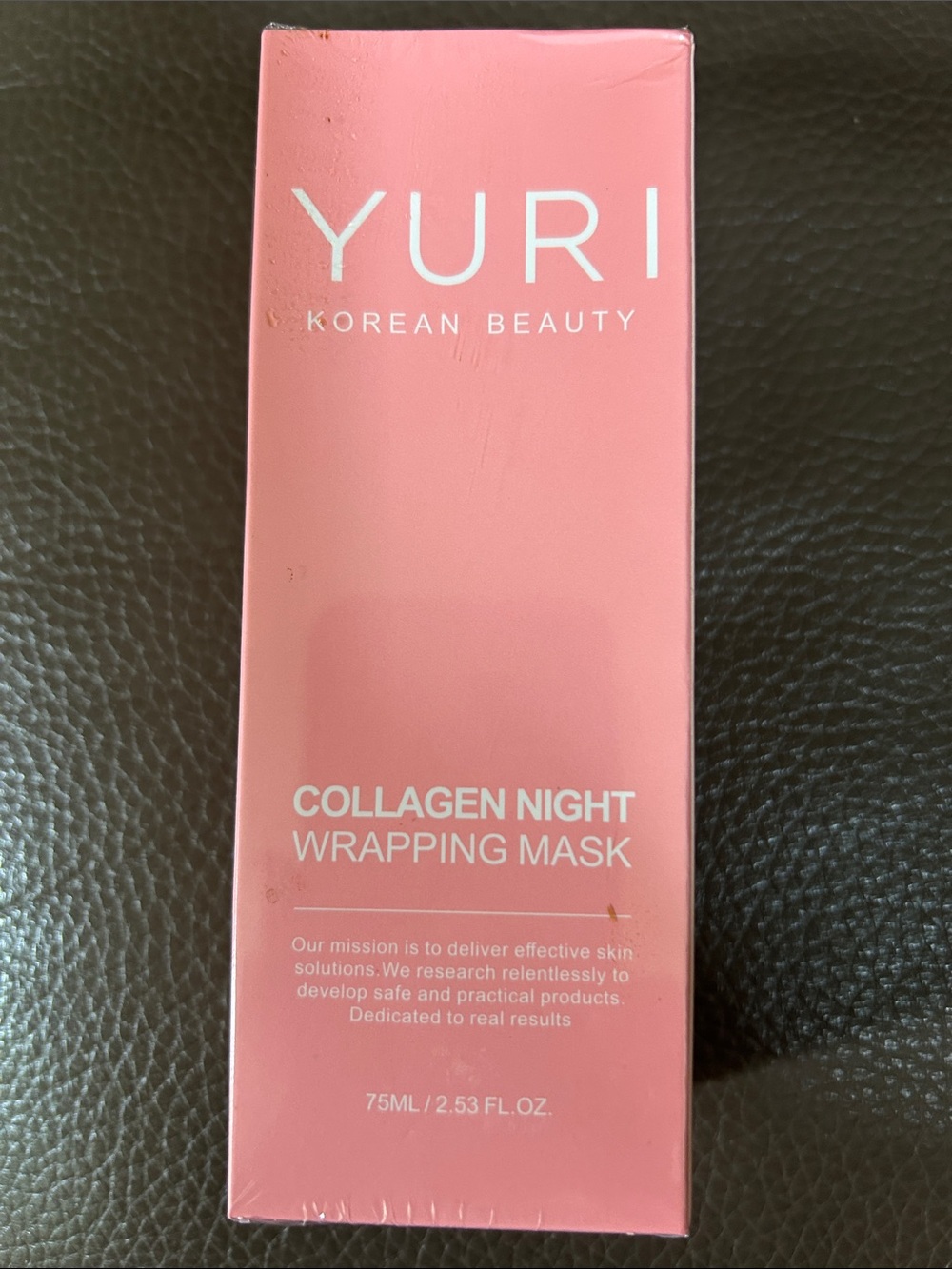 YURI Korean Beauty Collagen Night Wrapping Mask 2.53 fl oz. Factory Sealed